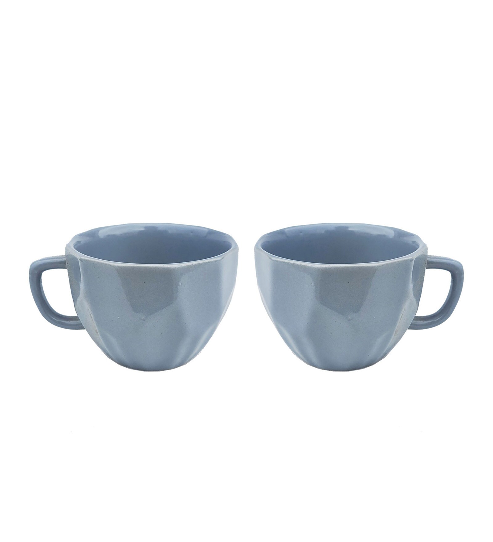 Salt Midget Grey Ceramic Tea Cups