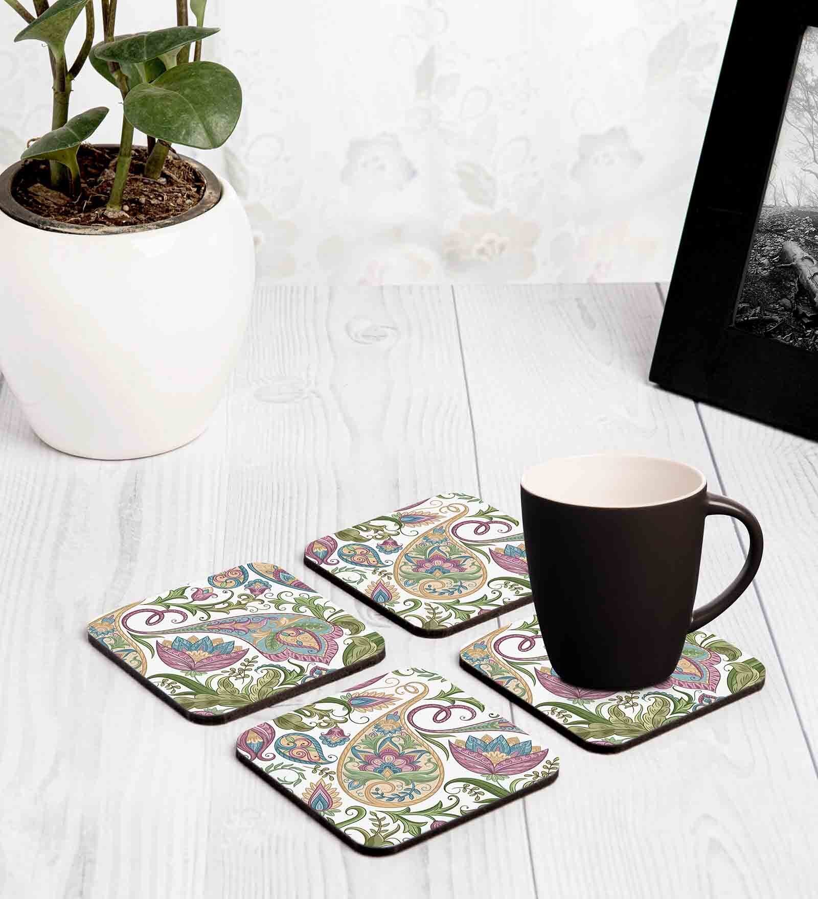 Sameera (Set of 4) Engineered Wood Coaster