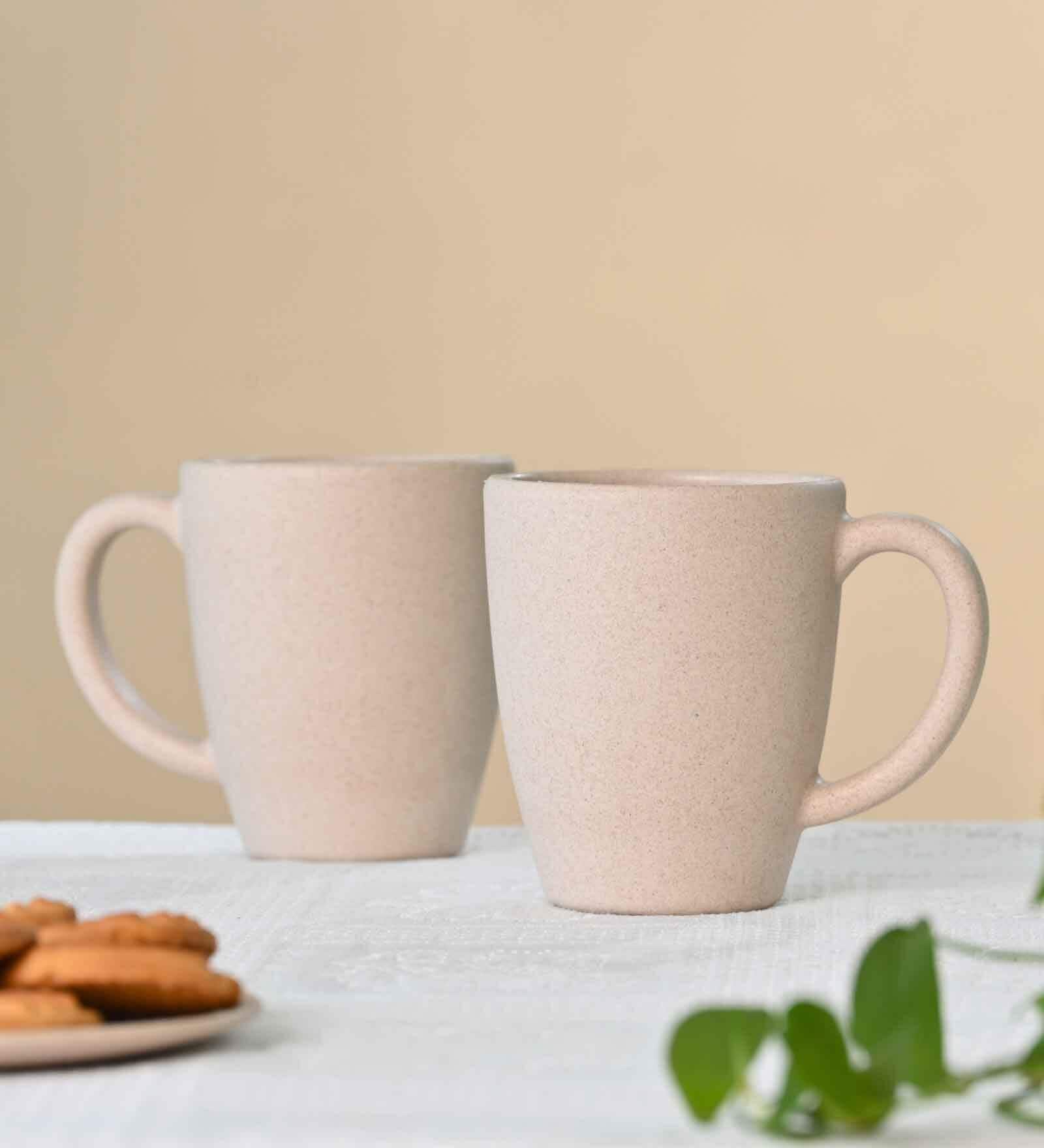 Sand Castle Classic Coffee Mug 300 ml (2 Pc)Rice Husk Biocomposite