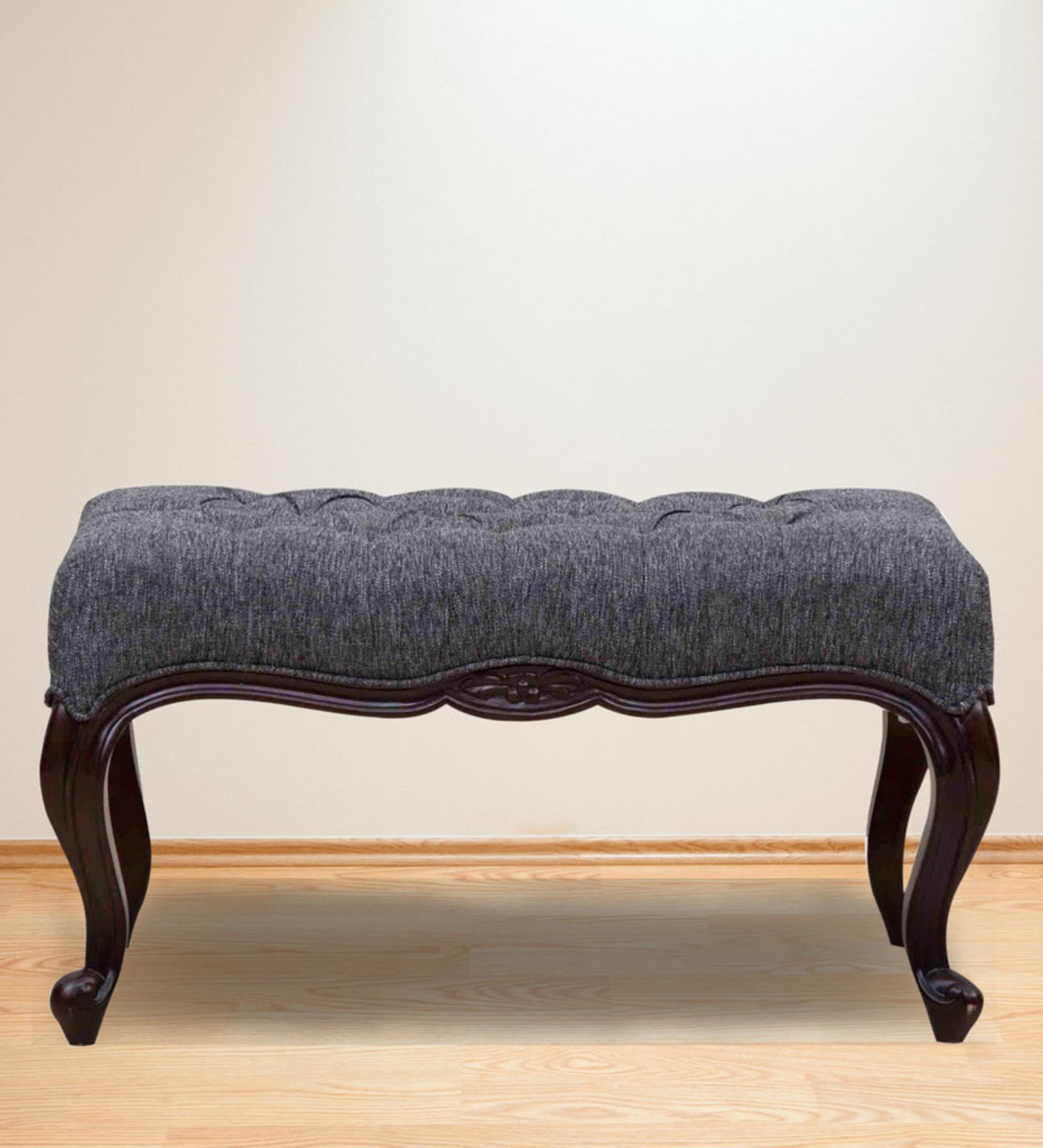 Buy Sanford Bench in Grey Colour on Rent Online Benches Furniture On Rent In Pune