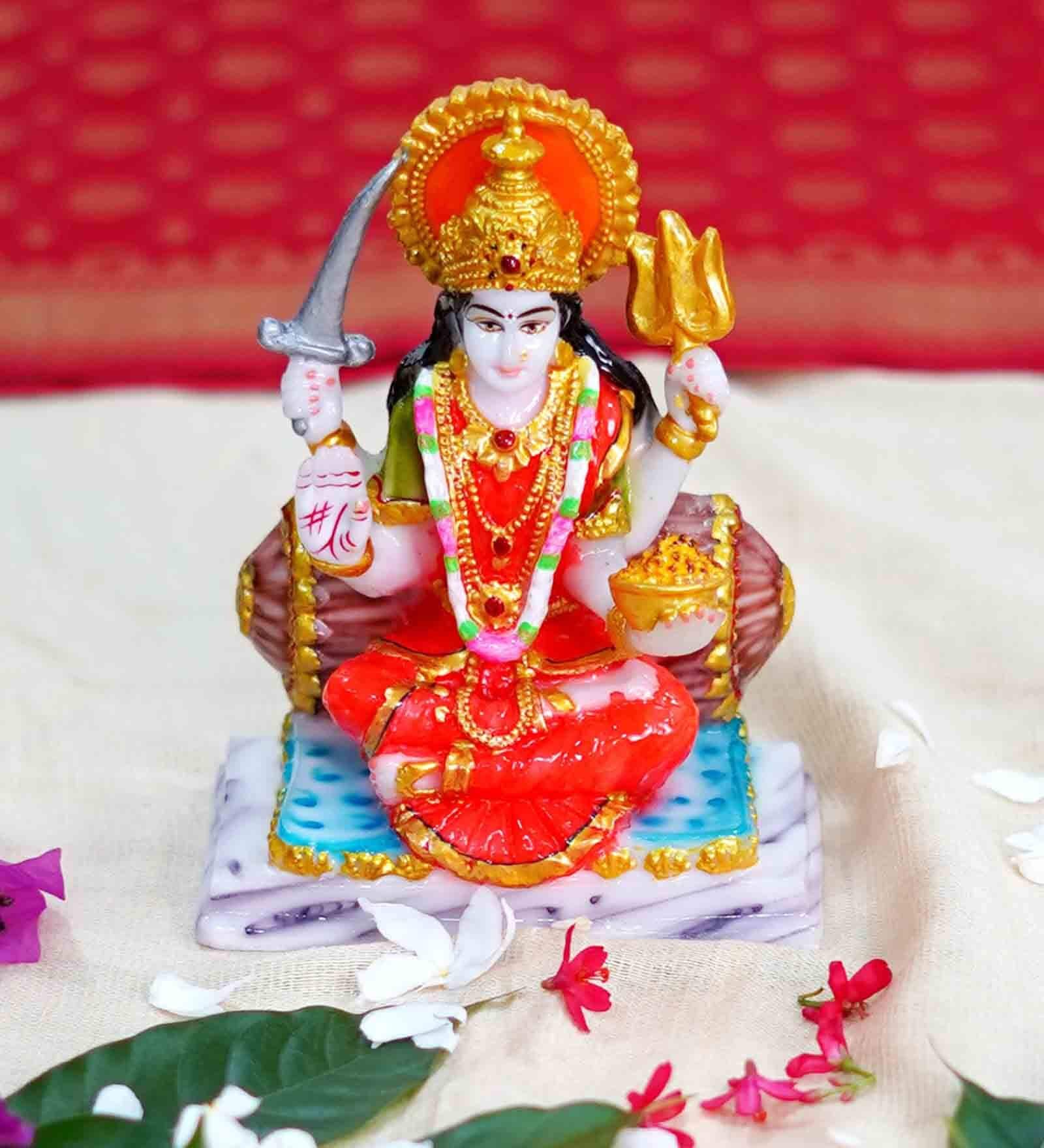 Santoshi Mata Handpainted Idol