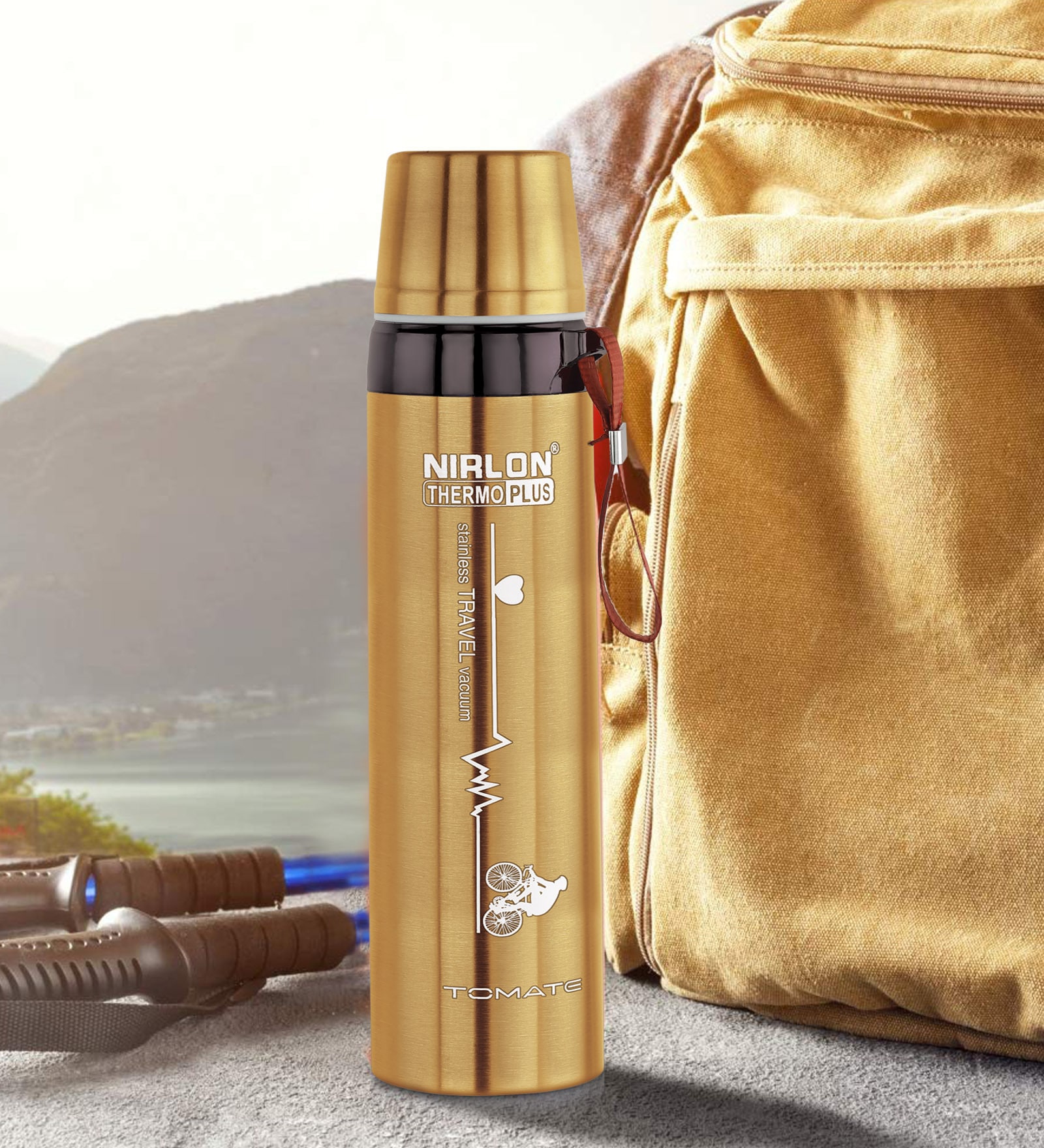 Sapphire  1000Ml  Double Wall Insulated  Vacuum Flask