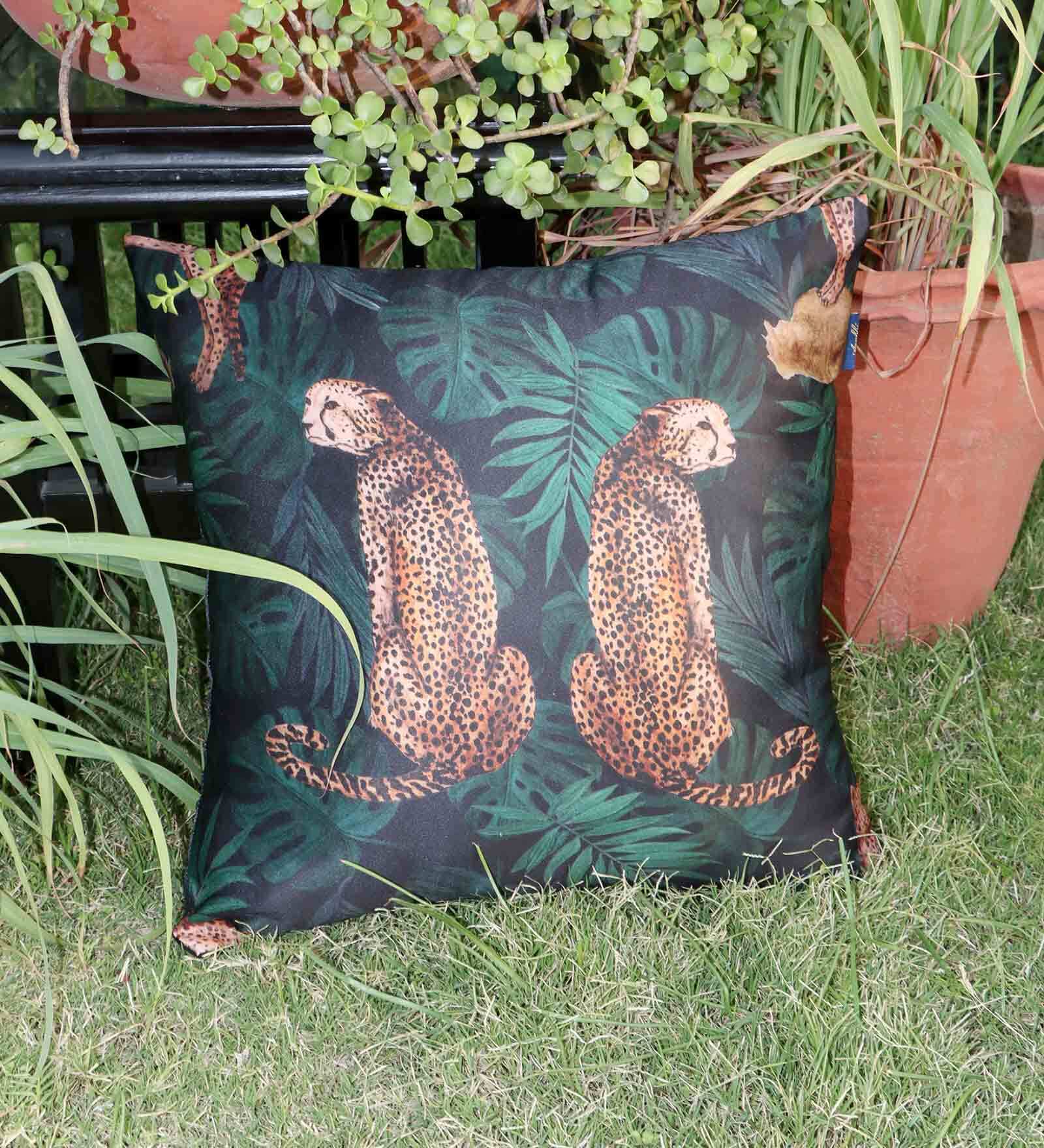 Satin Multicolour 16 x 16 Inch Cushion Cover (Set of 1)