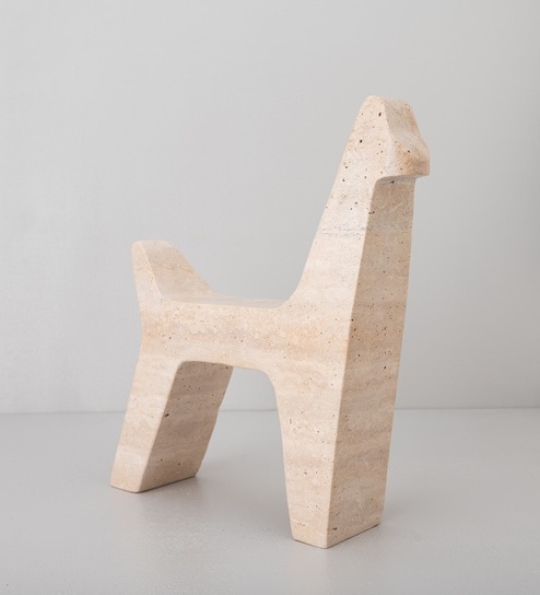 Beige Safari Giraffe Showpiece