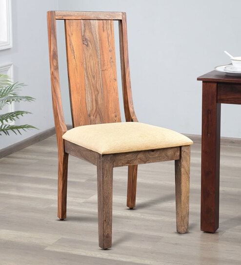 Sanctuary Dining Chair In Brown And Grey Finish
