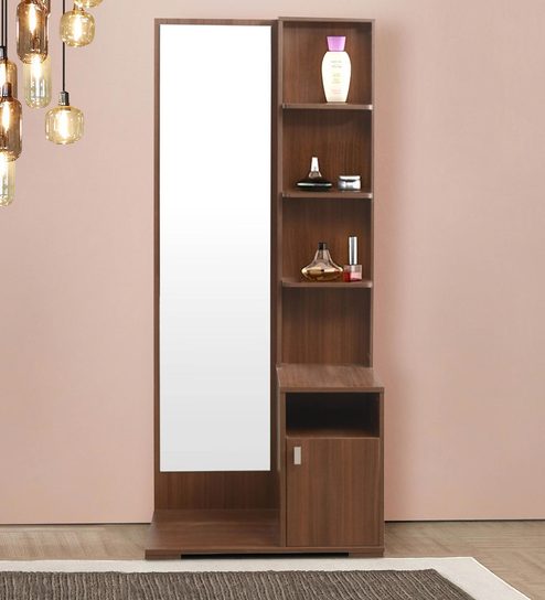 Buy Sansa Dresser With Mirror In Walnut Finish By Home Online