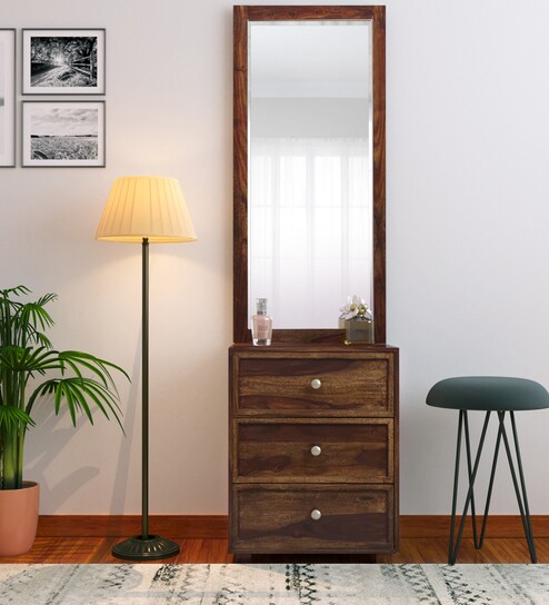 Buy Saphire Solid Wood Dresser In Provincial Teak Finish By