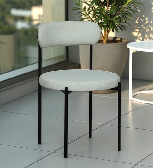 Sarti Metal Chair In Black Finish