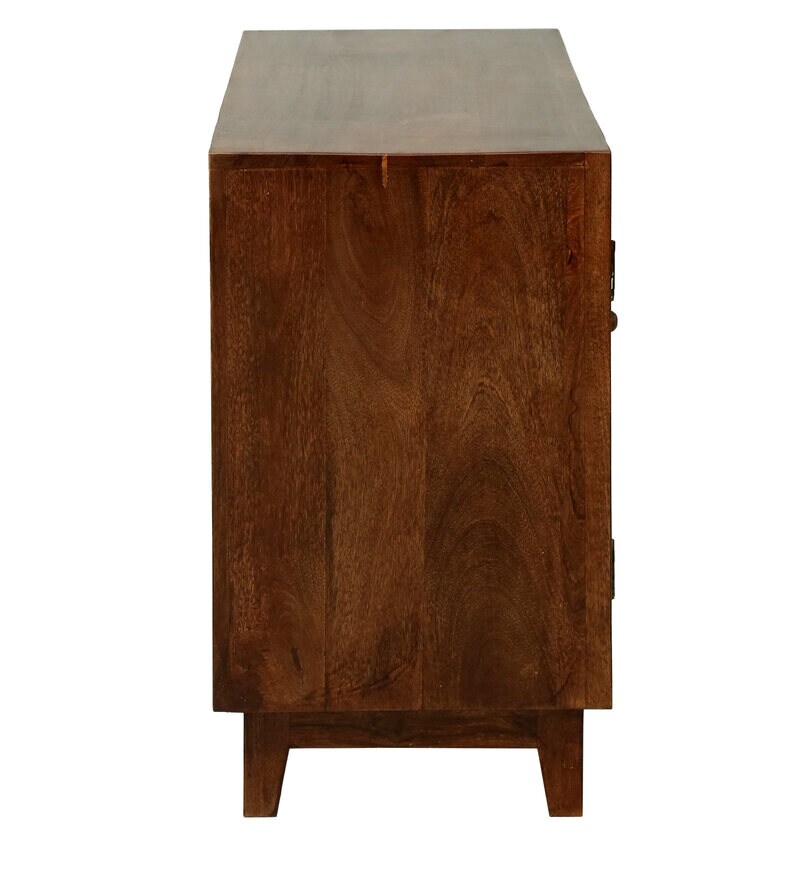 Buy Alfie Solid Wood Sideboard In MultiColour By Bohemiana Online
