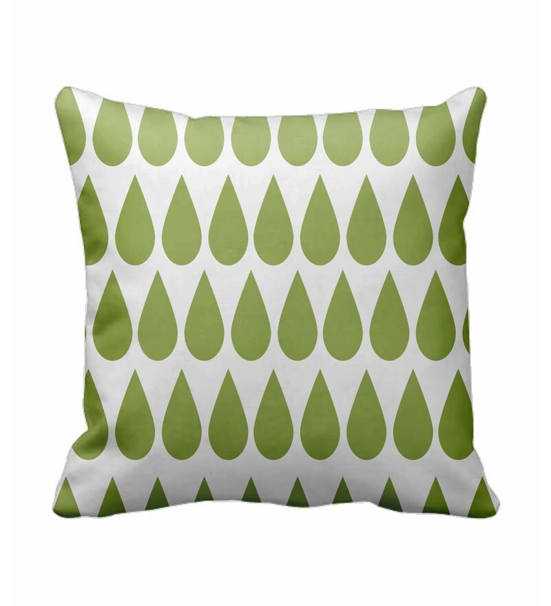 green patterned cushions
