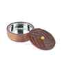 Saaj Brown Wooden Casserole