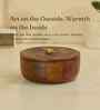 Saaj Brown Wooden Casserole