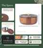 Saaj Brown Wooden Casserole