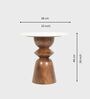 Saaya Side Table In Brown Finish