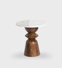 Saaya Side Table In Brown Finish