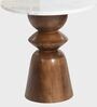 Saaya Side Table In Brown Finish