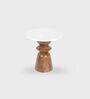 Saaya Side Table In Brown Finish