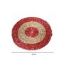 Sabai Grass Red & Brown Dish Coaster Set of 2