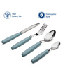 Sabichi Elkie Blue Cutlery Set  Set of 16