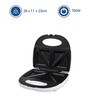 Sabichi 2 Slices 750W White Sandwich Grill (Model No: 98337)