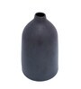 Sable Bud Black Ceramic Table Vase