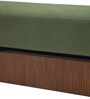 Sablon Fabric Bench In Olive Colour