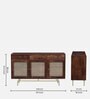 Sabro Solid Wood Sideboard in Scratch Resistant Tubbaq Finish Sabro Solid Wood Sideboard in Scratch Resistant Tubbaq Finish