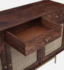 Sabro Solid Wood Sideboard in Scratch Resistant Tubbaq Finish
