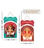 Set of 2  Lord Ganesha Wooden Wall Hanging