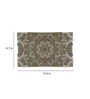 Sacred Flower Pinewood Wall Mural In Olive