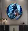 Sacred Perfection Shiv Shakti Acrylic Round Wall Art