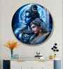Sacred Perfection Shiv Shakti Acrylic Round Wall Art