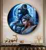 Sacred Perfection Shiv Shakti Acrylic Round Wall Art