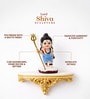 Blue Sacred Polyresin Lord Shiva idol