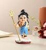 Blue Sacred Polyresin Lord Shiva idol