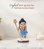 Blue Sacred Polyresin Lord Shiva idol