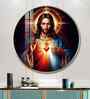 Sacred Presence Of Jesus Acrylic Round Wall Art