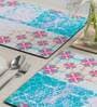 Sadabahaar Blue Handcrafted MDF (Set of 6) Placemat