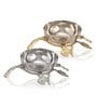 Floral Bowl-Silver/Gold (Pack Of 2)