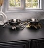 Floral Bowl-Silver/Gold (Pack Of 2)