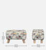 Saddle Upholstered Foot Stool