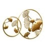 Sadh Ginko Multicolour Iron Wall Art