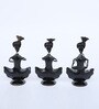 Safa Doll Set Of 3 Multicolour Iron Figurines
