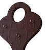 Key Shaped Brown Wood Key Holder