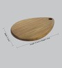 Natural Teak Wood Length: 15, Width: 11, Height: 1 Premium Chopping Board