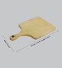 Natural Teak Wood Length: 17, Width: 10, Height: 1 Premium Chopping Board