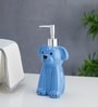 Blue Bathroom Soap Dispenser