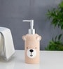 Peach Refillable Soap Dispenser
