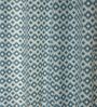 Safi Blue Cotton 230 GSM  Geometric 5 Feet Room Darkening Eyelet Window Curtains (2 Pc)