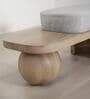 Saga Boucle Ottoman in Brown Colour